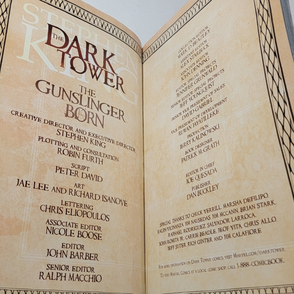 The Dark Tower The Gunslinger Born Stephen King Jae Lee Softcover - Picture 6 of 7